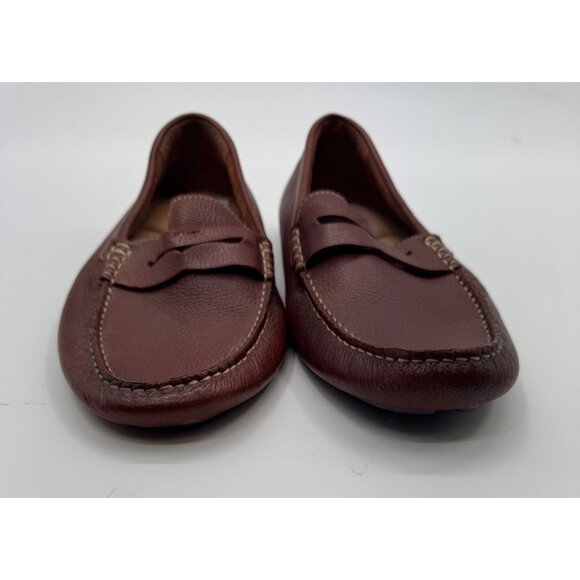 Johnston & Murphy Mens Driving Moccasin Leather Loafers With Rubber Soles Sz10 - Picture 3 of 10